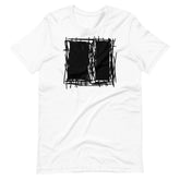 Lucina White Abstract Scribble Short-Sleeve Unisex T-Shirt, Clothing T-shirts, $ 39.00, A Moment Of Now™